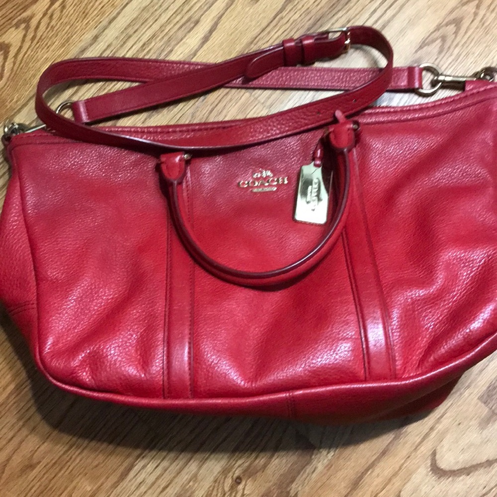 Red Coach Purse